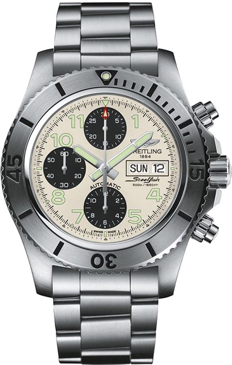 breitling superocean chronograph steelfish a13341c3/g782-162a|Breitling Superocean watch.